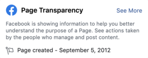 page transparency